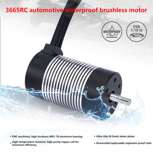 มอเตอร์ดีซีไร้แปรงถ่านกำลังสูง 1800W 80A 50000RPM สำหรับโดรน FPV รถบังคับวิทยุ หุ่นยนต์แข่งรถ เครื่องดูดฝุ่น เครื่องมือไฟฟ้า - Product Image 4