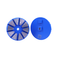 10 disques de polissage pour béton, bloc de meulage de 3 pouces, disque de meulage diamanté STI Prep Master, marque SUMO 6 # -400 #   Grit
