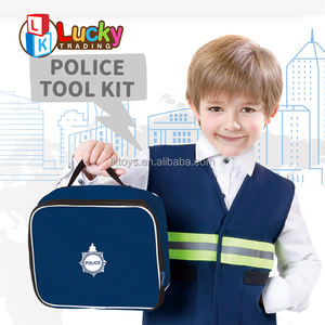 Nouveauté Lucky Toys : Ensemble complet avec gilet réfléchissant, sac, talkie-walkie, badge, <span class=keywords><strong>menottes</strong></span> et sifflet - Product Image 5