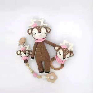 Grosir Pabrik Langsung 100 Katun Crochethandmade Kit DIY Beruang Crochet Hadiah Boneka Hama Beads Crochet Kerajinan Mainan dan Boneka - Product Image 1