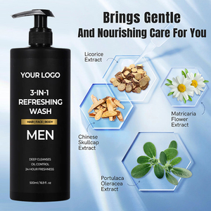 Réglisse Purslane Nettoyant pour le corps pour hommes ury Spa Nettoyant moussant Extraits naturels <span class=keywords><strong>Gel</strong></span> <span class=keywords><strong>douche</strong></span> exfoliant pour peau sèche Fournitures de bain - Product Image 3