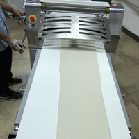 Rouleau de pâte à pizza réversible pour boulangerie