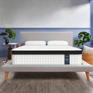 Colchón <span class=keywords><strong>ENRO</strong></span> de 12 Pulgadas, Tamaño Individual, Híbrido, Euro Top, Espuma Viscoelástica, Resortes Ensacados de Alta Densidad, 30 cm de Grosor, Reversible, para Dormitorio u Hotel - Product Image 3