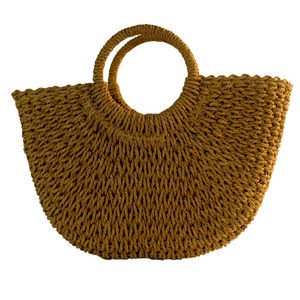 <span class=keywords><strong>Borsa</strong></span> Casual <span class=keywords><strong>a</strong></span> forma di <span class=keywords><strong>luna</strong></span> della foresta con fodera in poliestere stile alla moda <span class=keywords><strong>borsa</strong></span> in tinta unita intrecciata <span class=keywords><strong>a</strong></span> mano semplice all'ingrosso - Product Image 1