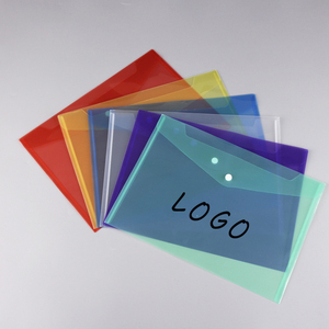 Biểu tượng tùy chỉnh in ấn tái sử dụng A4 rõ ràng nhựa thư mục tập tin túi phong bì nhựa rõ ràng nhựa thư mục hoặc tài liệu - Product Image 1