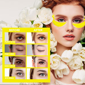 Patchs pour les yeux au collagène végétal bio, marque privée, couleur or, hydratants et anti-âge - Product Image 6