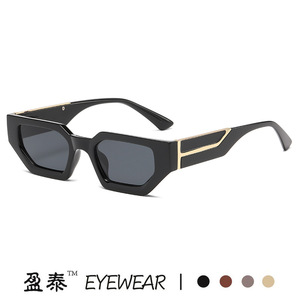 Eyewear <b>Square</b> <b>Sunglasses</b> Green Frame UV400 Protection Unisex Fashionable Street Style - Product Image 5