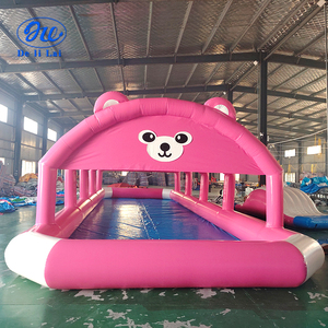 Grande <span class=keywords><strong>piscine</strong></span> gonflable avec parasol, PVC épaissi, parc aquatique pour enfants, natation, pêche, modèle gonflable - Product Image 5