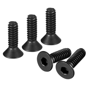 Tornillos de Cabeza Avellanada con Hexágono Interior Jin Hongying M3 M4 M5 M6 M8 M12 Negros, Acero al Carbono Grado 10.9 DIN7991 - Product Image 1