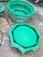 Moule en fibre de verre pour pot de fleurs, moule en silicone pour jardinière en béton, moules pour pots de fleurs en ciment, décoration de jardin