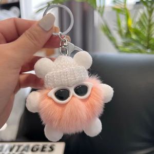 Portachiavi Elfo Artigianale in Stile Pelliccia di Coniglio, Ciondolo Trendy per Auto, Bambola di Peluche Carina, Charm per Borsa, Perfetto per Instagram - Product Image 4