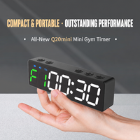 Petit chronomètre magnétique de fitness, 5 boutons, fonctionnement facile, chronomètre numérique d'entraînement par intervalles pour la boxe, le HIIT, le Tabata