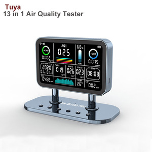 Monitor de Calidad del Aire 13 en 1, <span class=keywords><strong>VOC</strong></span>, AQI, HCHO, CO, PM2.5, Monóxido de Carbono, Dióxido de Carbono, TVOC, <span class=keywords><strong>Detector</strong></span> de Calidad del Aire Interior - Product Image 1
