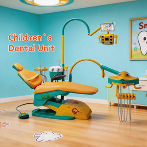 Silla de Equipo Médico Dental Portátil para Niños con Diseño de Dibujos Animados, Unidad Dental Pediátrica Adorable - Product Image 1