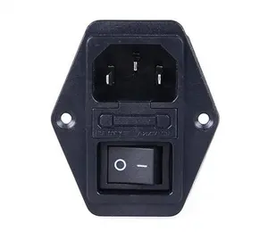 Power Filter Socket EMI Filter With Fuse 10A