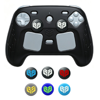 Nouvelle manette de jeu sans fil Steam Controller 2 avec coque en gel de silicone et grip pour pouce, compatible PC, PS et autres plateformes de jeu