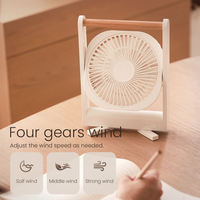 Ventilateur de table mini portable rechargeable IMYCOO avec logo personnalisé, vente en gros, batterie KC, USB, petit ventilateur de bureau