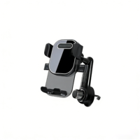 Support de téléphone flexible pour grille d'aération de voiture - Support de tableau de bord réglable en plastique avec support de téléphone