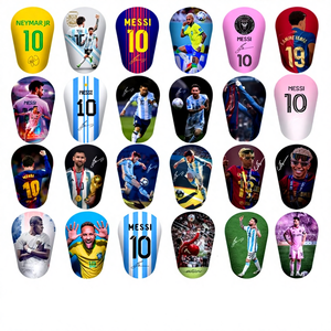 Mini <span class=keywords><strong>Espinilleras</strong></span> de Fútbol, Protectores de Pantorrillas Profesionales para Competición, Material Plástico/EVA, Logotipo Personalizado, Regalo Personalizado Directo - Product Image 2