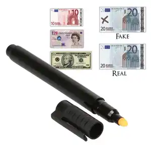 विभिन्न प्रकार के मनी बैंक नोटों के लिए सार्वभौमिक मनी डिटेक्टर पानी आधारित मार्कर पेन