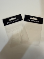 Sacs d'emballage en plastique ECO transparents imprimés avec logo personnalisé, auto-adhésifs, plats, jetables, pour vêtements, OPP