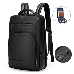 <span class=keywords><strong>Sac</strong></span> <span class=keywords><strong>à</strong></span> <span class=keywords><strong>dos</strong></span> d'ordinateur portable de voyage en <span class=keywords><strong>cuir</strong></span> PU de haute qualité, imperméable, <span class=keywords><strong>sac</strong></span> <span class=keywords><strong>à</strong></span> <span class=keywords><strong>dos</strong></span> d'affaires avec charge USB pour hommes - Product Image 6