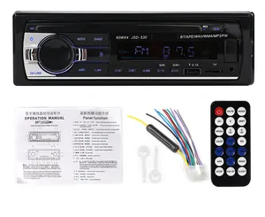 高清显示屏支持USB、AUX、FM、蓝牙车载MP3智能时钟显示收音机车载蓝牙MP3播放器