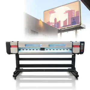 1440dpi resolusi tinggi Flex Banner Eco Solvent Printer 1.8m Digital Vinyl Printer Eco pelarut Inkjet Plotter Printer