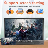 AG Outdoor Mini Portable Android LED LCD Smart TV DC 12V ATSC ISDB DVB-T2 USB Batterie intégrée HD FHD Définition