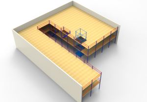 رف تخزين رف البليت الهيكلي قوانغتشو مستودع الرف تصميم الميزانين نظام الأرفف الأرضية - Product Image 5