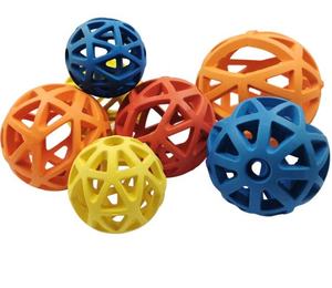 Reinigen huisdier bal kauwen hond chew speelgoed rubber behandelen bal met gat rubber hond ballen - Product Image 5