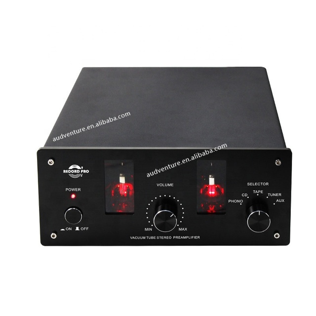 Professional MM MC Turntable Vinyl Record Player Preamplifier Gramophone Player Preamp with Vacuum Tube