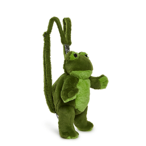 Offre Spéciale mignon Kawaii vert <span class=keywords><strong>grenouille</strong></span> sac à dos en peluche Super doux forme en peluche sac à dos en peluche pour fille - Product Image 3