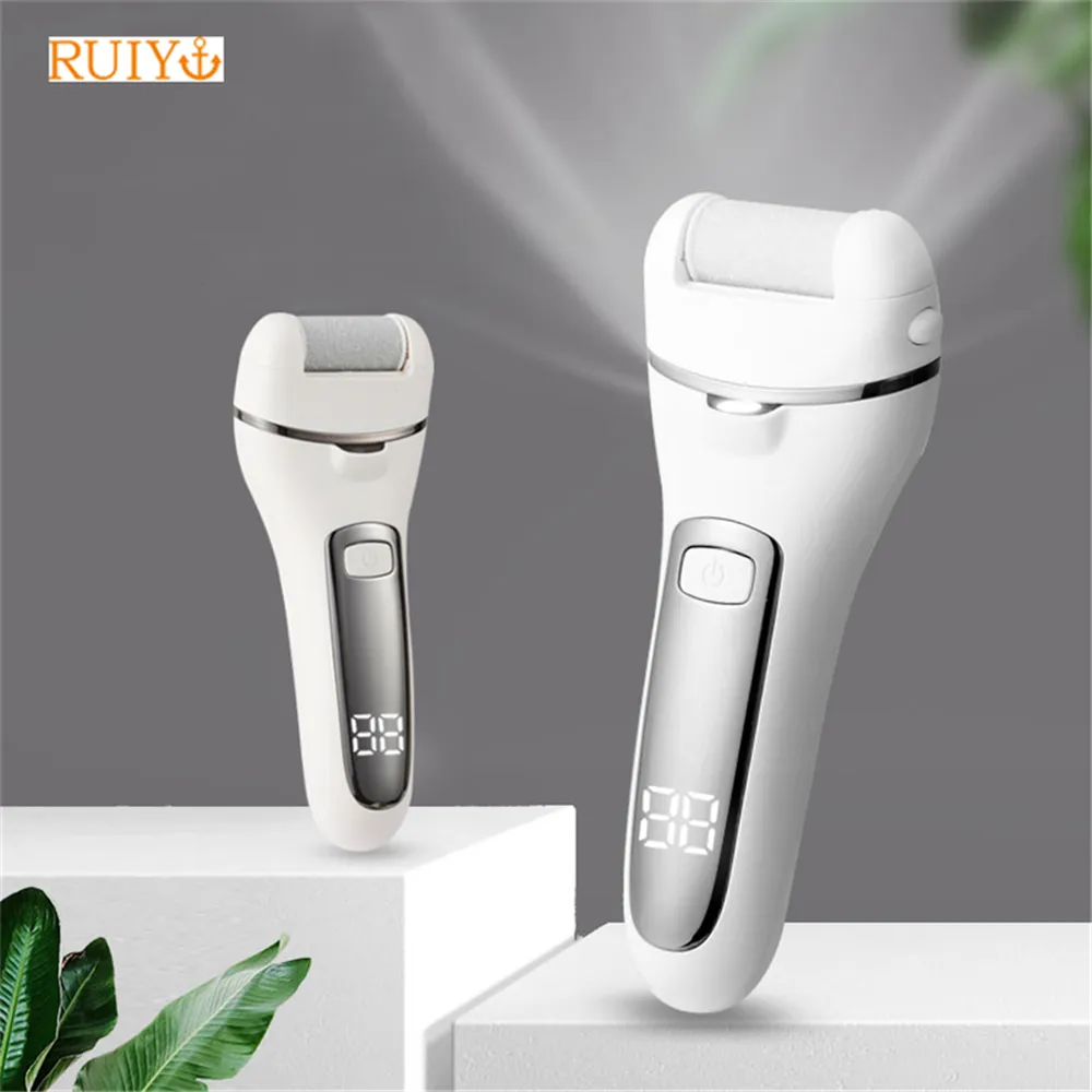 Elektrische Voet Pedicure Private Label Usb Opladen Waterdichte Callus Remover Footfile Met Licht