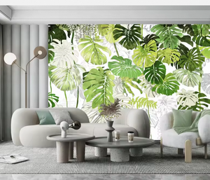 Decorazione Murale Personalizzata con Motivo Moderno Minimalista di Uccelli e Fiori per Casa e Spazi Pubblici - Product Image 1