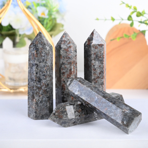 หินธรรมชาติทรงหกเหลี่ยม คริสตัลโยปเปอร์ไลท์  สำหรับตกแต่ง ขายส่ง - Product Image 4