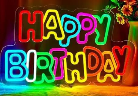 สีสันสุขสันต์วันเกิด 44x26ซม