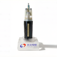 Cable de Alimentación Industrial con Núcleo de Aluminio YJLV 0.6/1 KV, Baja Tensión, Aislamiento XLPE, Revestimiento de PVC, 3x185-500 mm, Blindado con Cinta de Acero, IP67