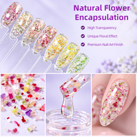 Gel de Construction pour Ongles en Cristal, Gel de Construction pour Fleurs Naturelles, Extension d'Ongles UV LED, OEM ODM Marque Privée