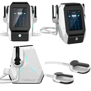 Au-6800S Dual Handles Body Slimming Training With Touch Screen EMS Muscle Stimulator EMS Sculpting Machine