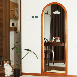 Miroirs autocollants pour mur et porte de placard, miroir de corps sans cadre, miroir de sol pleine longueur - Product Image 5