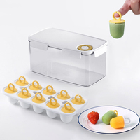 Mini moules à glaçons réutilisables personnalisés Moules à glaçons Popsicle Formes Moule à crème glacée Popsicle Plateau Cube Emballage en plastique pour enfants
