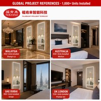 Miroir sur pied moderne personnalisé avec éclairage LED intégré, réglable, pleine longueur, avec cadre en métal