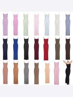 Robe moulante une pièce pour femme, bretelles spaghetti, dos nu, décontractée, pour club et soirée, longue