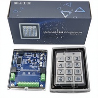 Système de contrôle d'accès biométrique Keysecu A7-D-EM avec clavier étanche, code, carte de proximité Wiegand 26 et fréquence 125 kHz