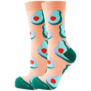 Traitement et personnalisation de nouvelles <span class=keywords><strong>chaussettes</strong></span> d'hiver à la mode pour hommes et femmes dans des conceptions drôles <span class=keywords><strong>Chaussettes</strong></span> mi-mollet sur le thème des animaux fruitiers - Product Image 3