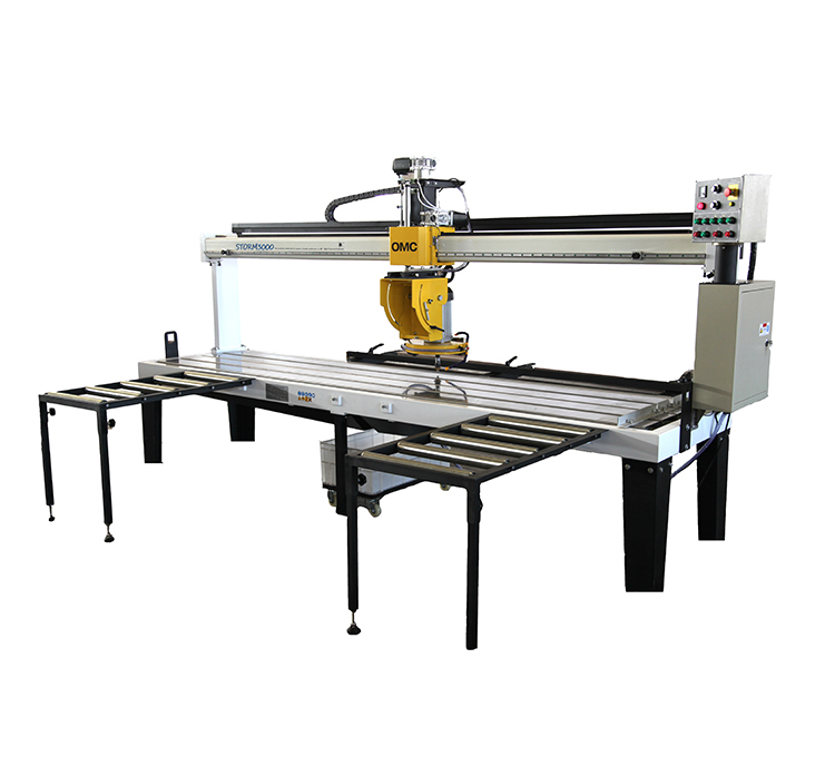 Wet cut table saw type granite stone cutting and polishing machine