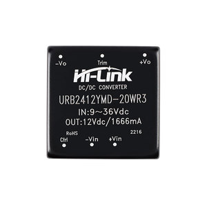 Hi-Link DC-DC Low Power Isolated Unregulated Power Module 12V to 12V PCB Board Direct Mount URB2412YMD HLK-URB2412YMD-20WR3 - Product Image 1