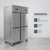 Table de travail réfrigérée commerciale 1500 mm 1800 mm 220 V, réfrigérateur sous comptoir pour restaurant, hôtel, traiteur, cuisine