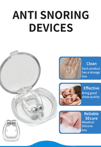 Clip nasal anti-ronflement magnétique en silicone Lijin - Soins de santé, design léger et compact - Product Image 5